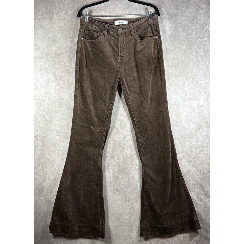 Mica Pants Womens Size 29 Brown Corduroy Flare Boho Retro Festival 70s Style